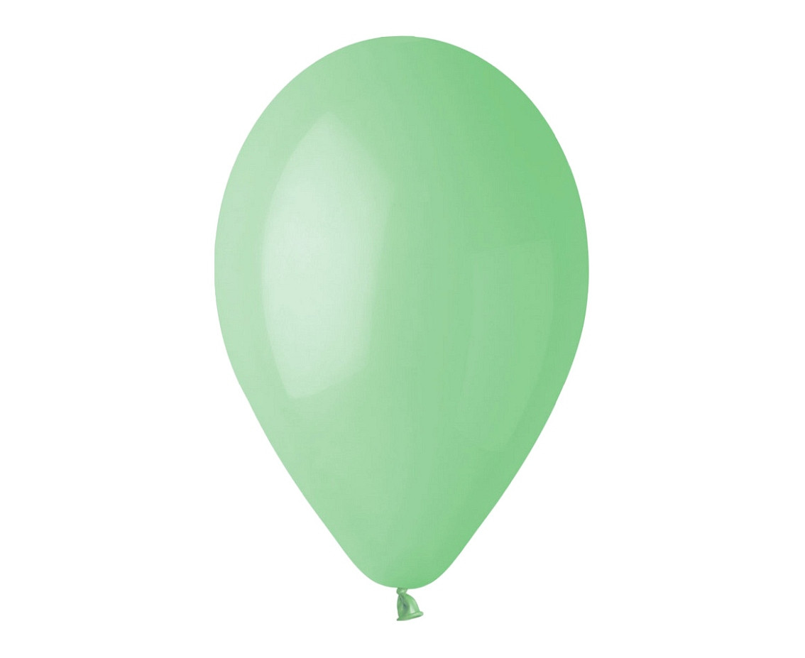 Balloons Gemar 13", pastel mint green macaron, 50pcs