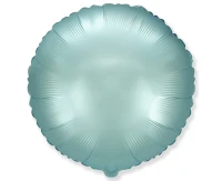 Foil balloon 18" FX - Round (satin light blue)