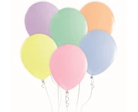 Balloons B&C 12", macaron mix, 10pcs