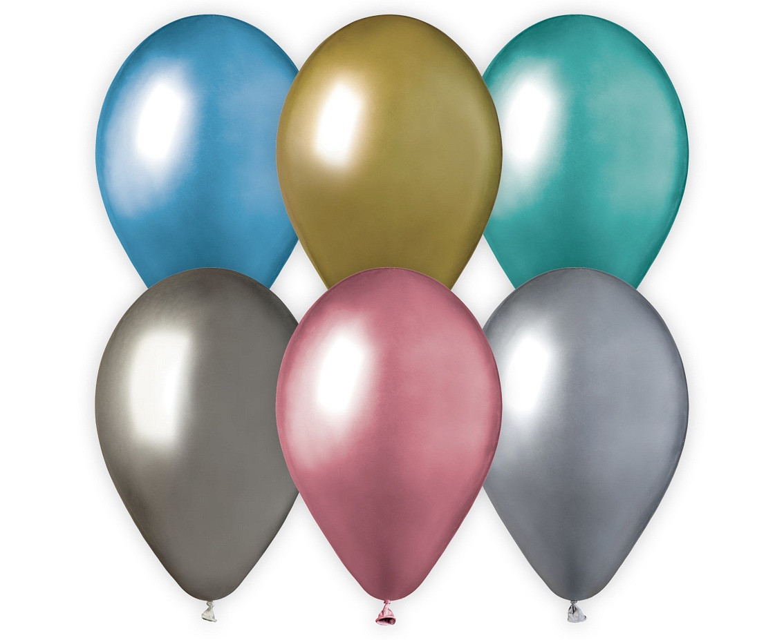 Balloons Gemar 13", shiny assorted, 50pcs