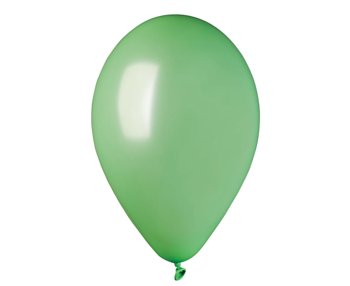 Balloons Gemar 10", metallic mint green, 100pcs