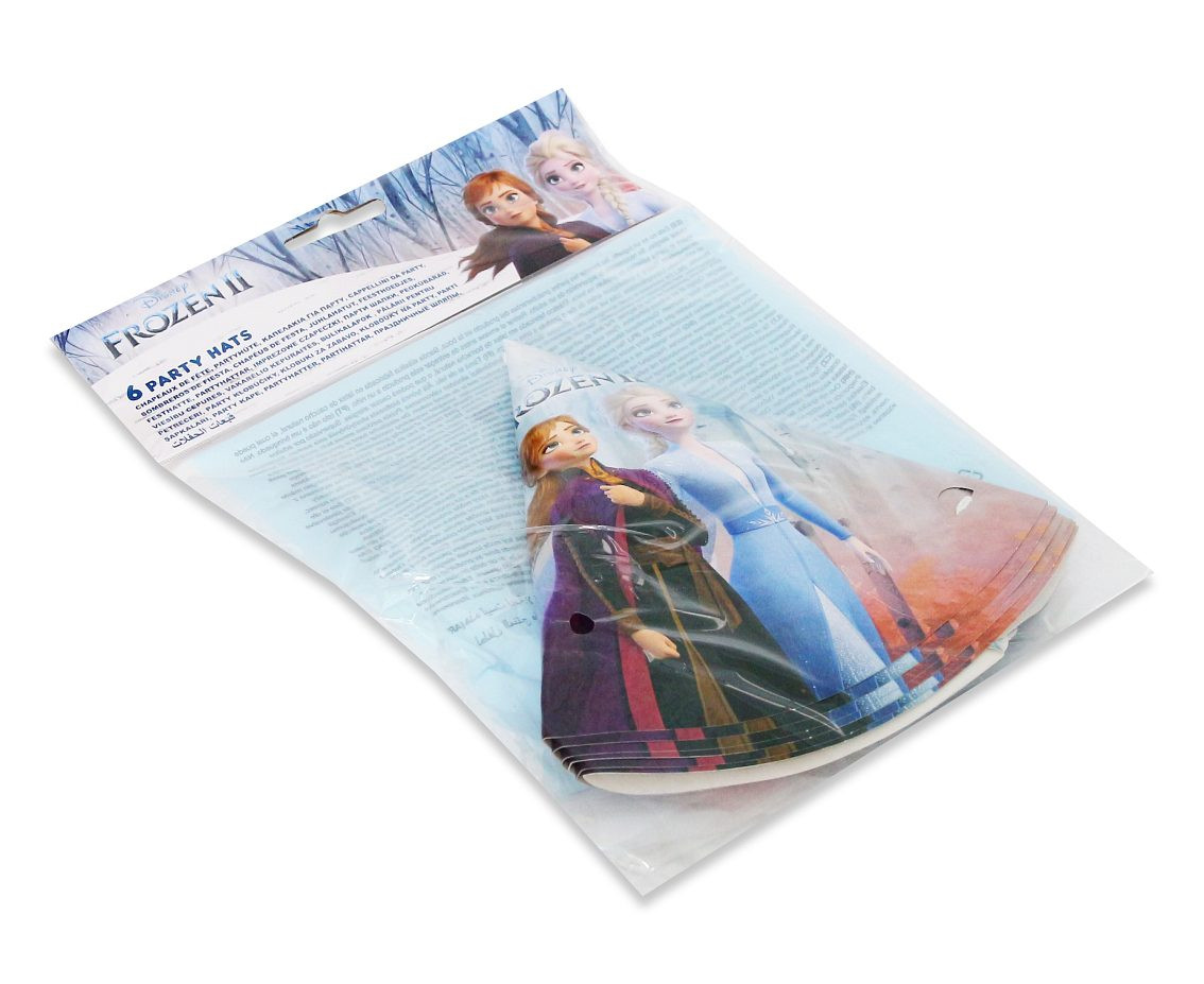 Paper hats Frozen 2, 6 pcs EOL