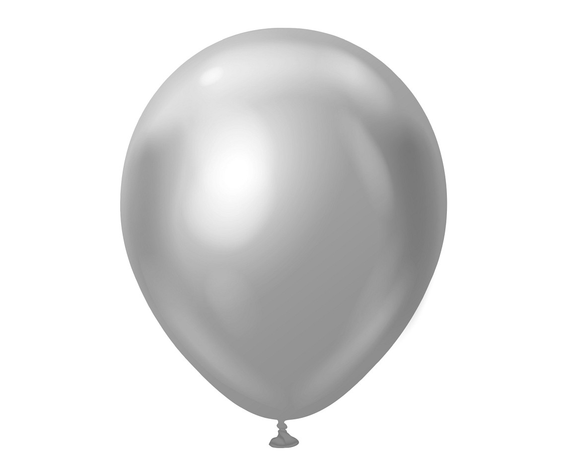 Balloons B&C 12", platinum silver, 50pcs