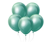Balloons B&C 12", platinum green, 50pcs EOL