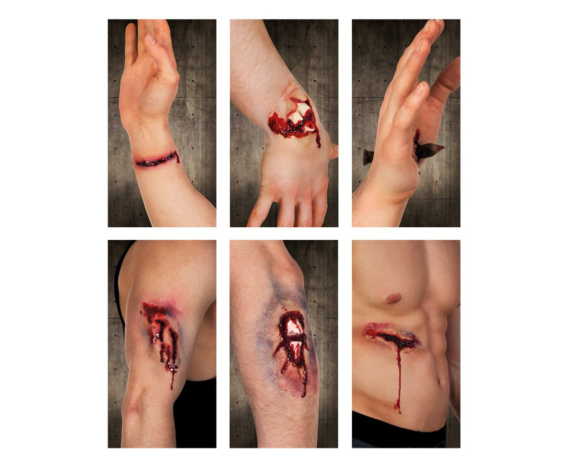Latex wounds, 6 design