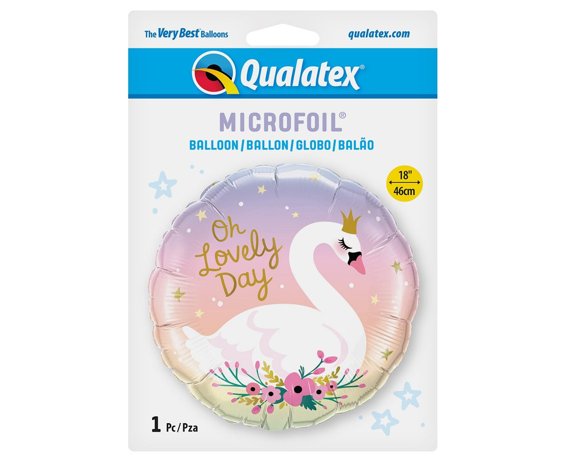 Foil balloon 18" QL RND Oh lovely day EOL