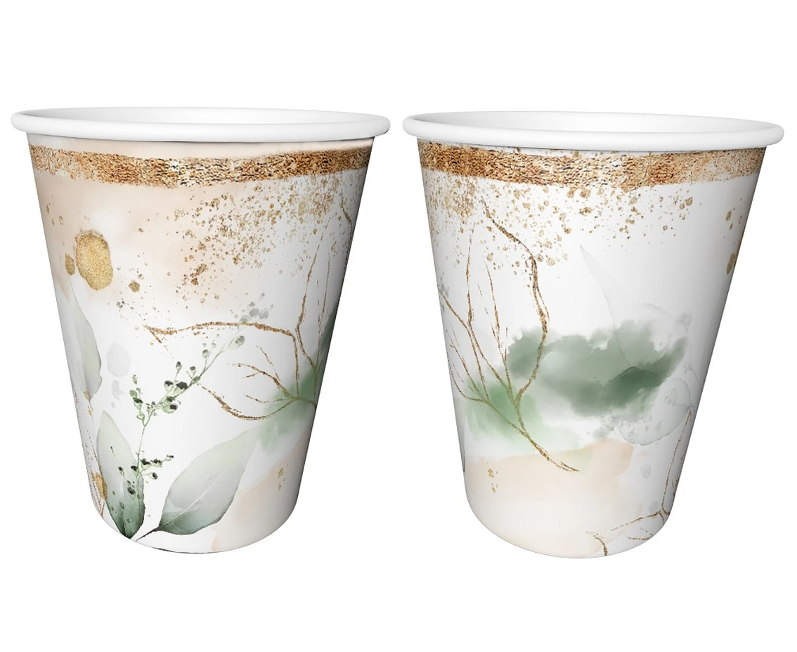 Paper cups "Feelings", 240 ml/ 6 pcs EOL