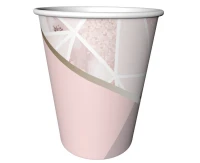 Paper cups "Rose Chic", 240ml/ 6 pcs EOL
