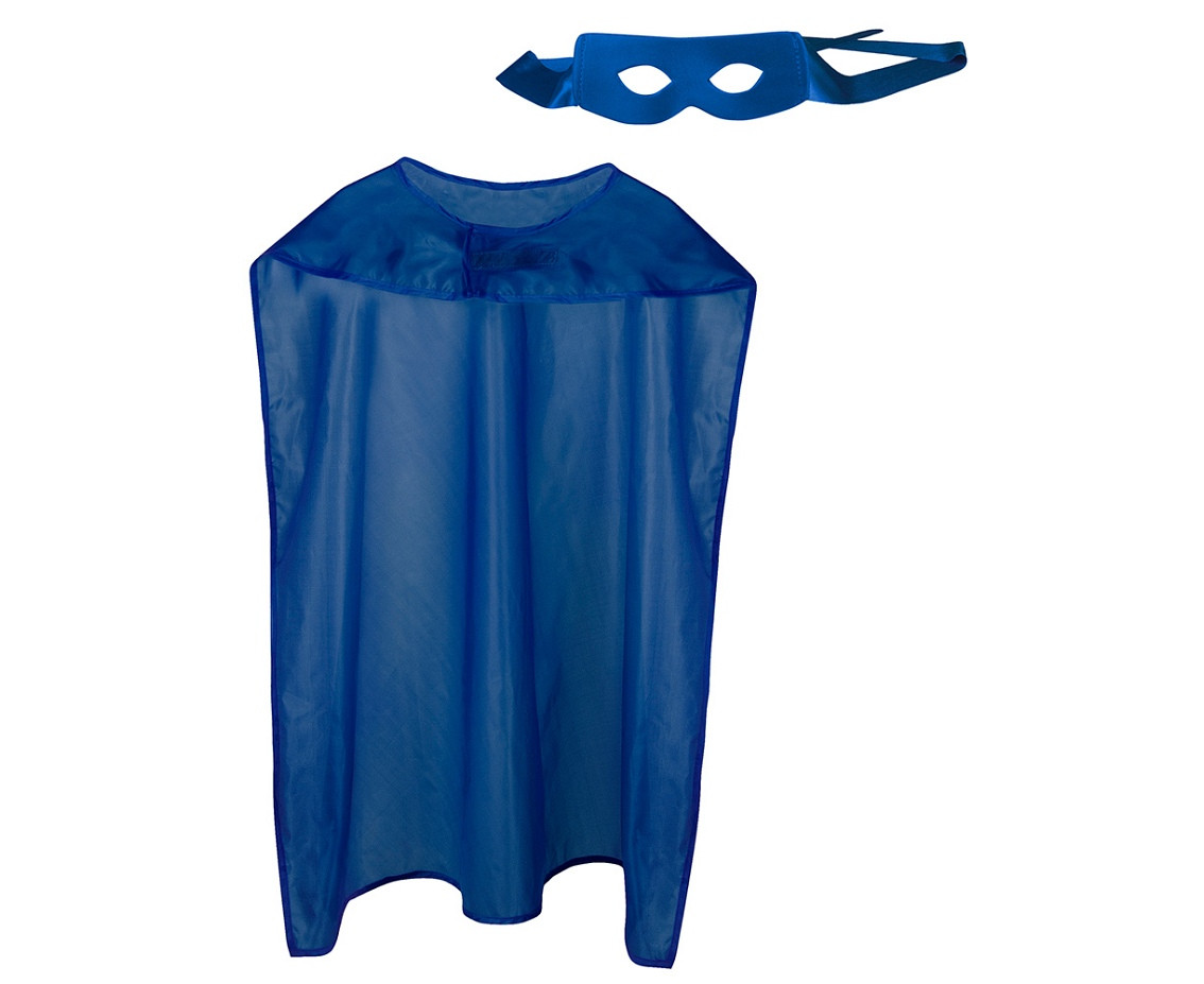 Hero set (eye mask,caple - 90 cm), blue