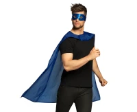 Hero set (eye mask,caple - 90 cm), blue