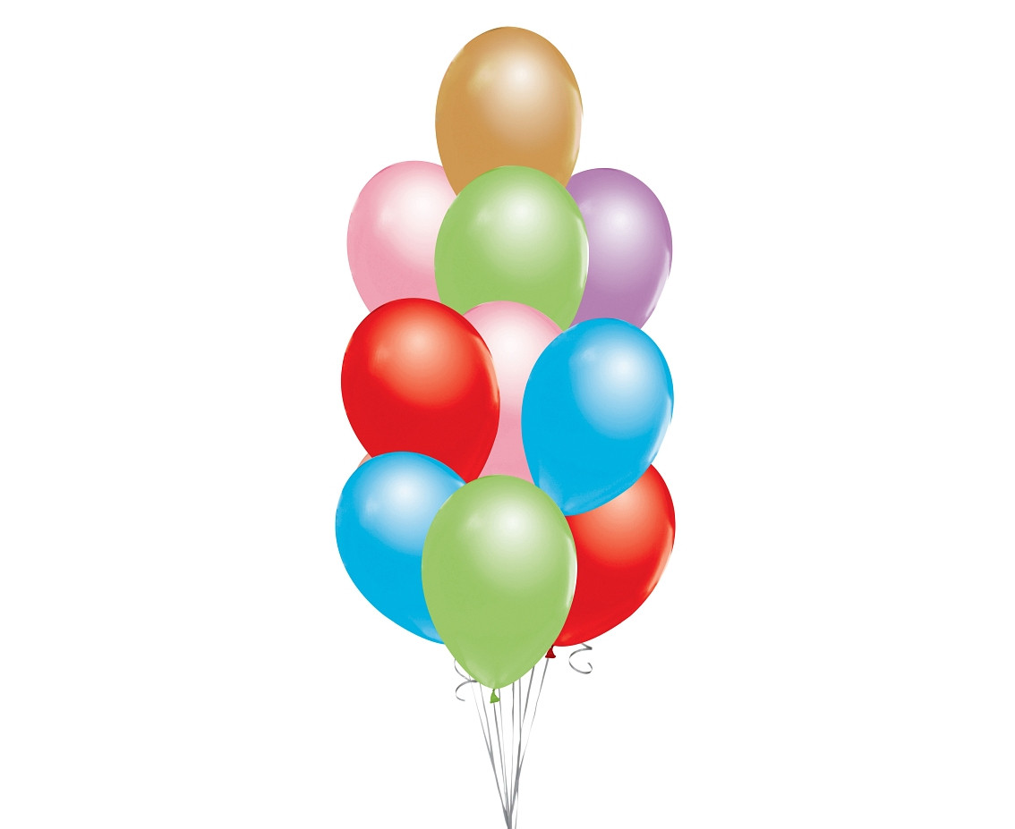 Balloons B&C 12", metallic mix, 10pcs