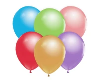 Balloons B&C 12", metallic mix, 10pcs