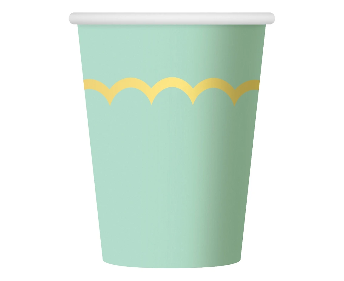Paper cups Mint, 266 ml, 6 pcs EOL