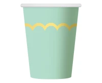 Paper cups Mint, 266 ml, 6 pcs EOL