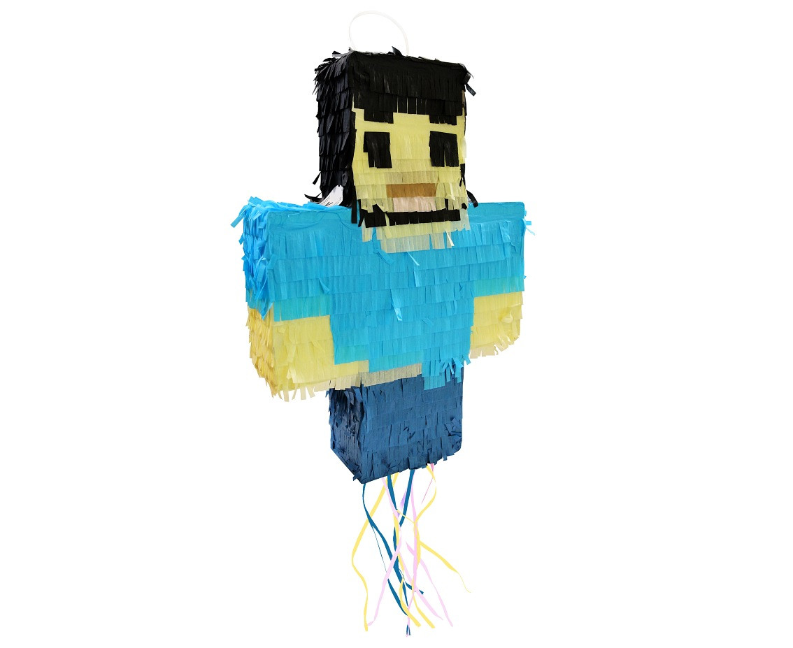 Mr. Pixel pinata, size 40x7,5x28 cm