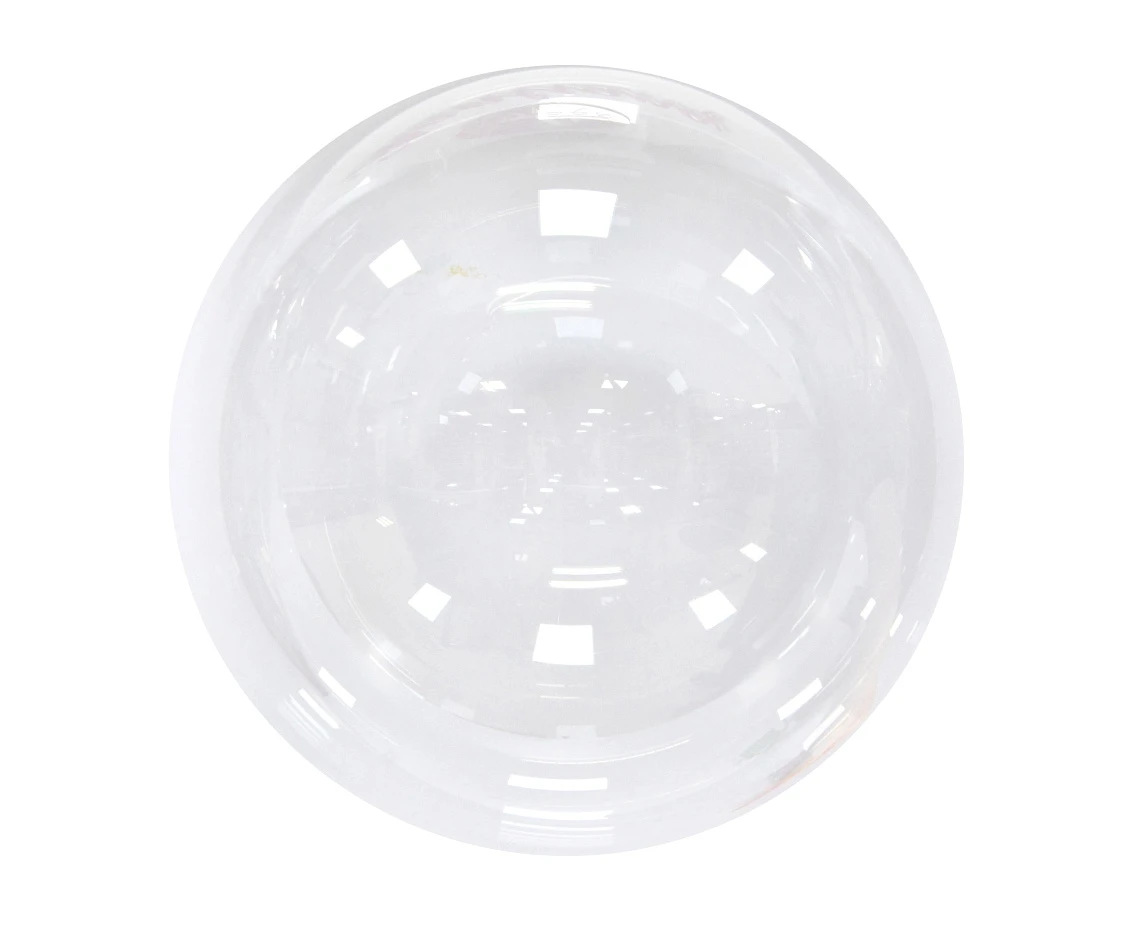 Aqua - crystal balloon, solid colour, 24"