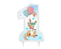 1st Birthday candle - Kangaroo EOL