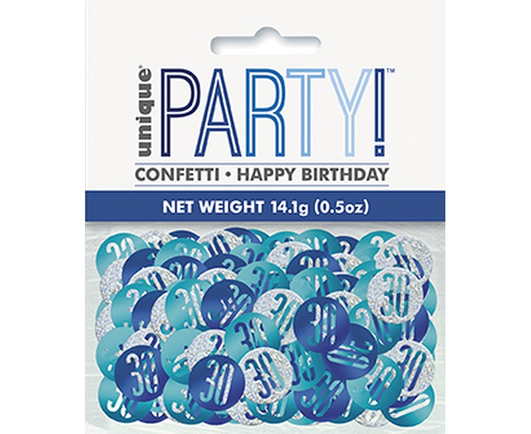 Confetti Glitz 30, blue mix, 14,1 g