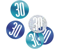 Confetti Glitz 30, blue mix, 14,1 g