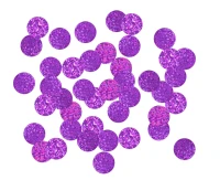Foil confetti Circles, 2 cm, 250g, holographic purple EOL
