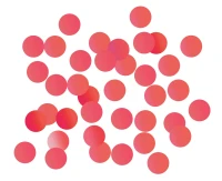 Foil confetti Circles, 2 cm, 250g, red EOL
