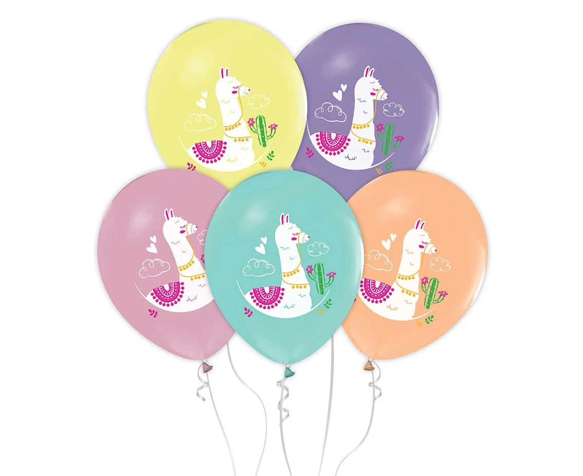 Balloon Llamas, 12" / 5 pcs.