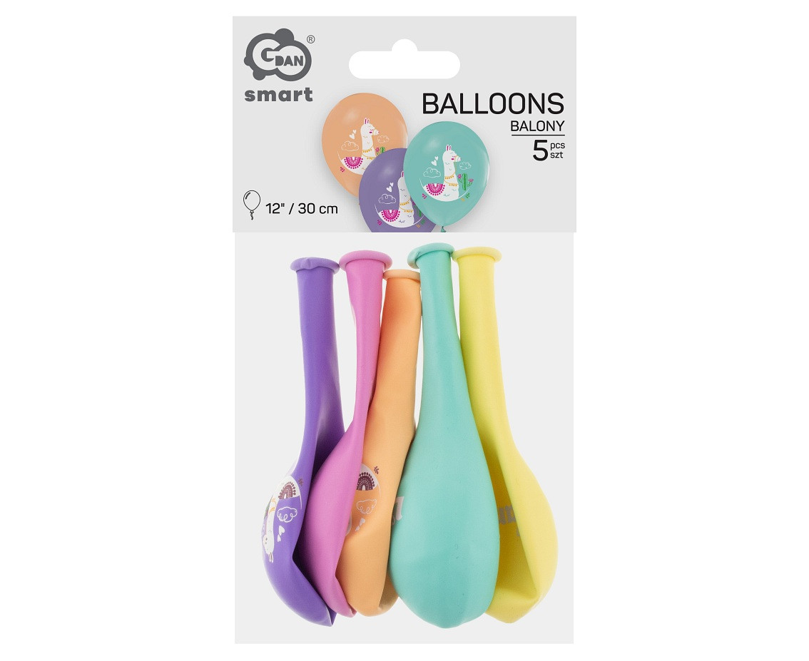 Balloon Llamas, 12" / 5 pcs.