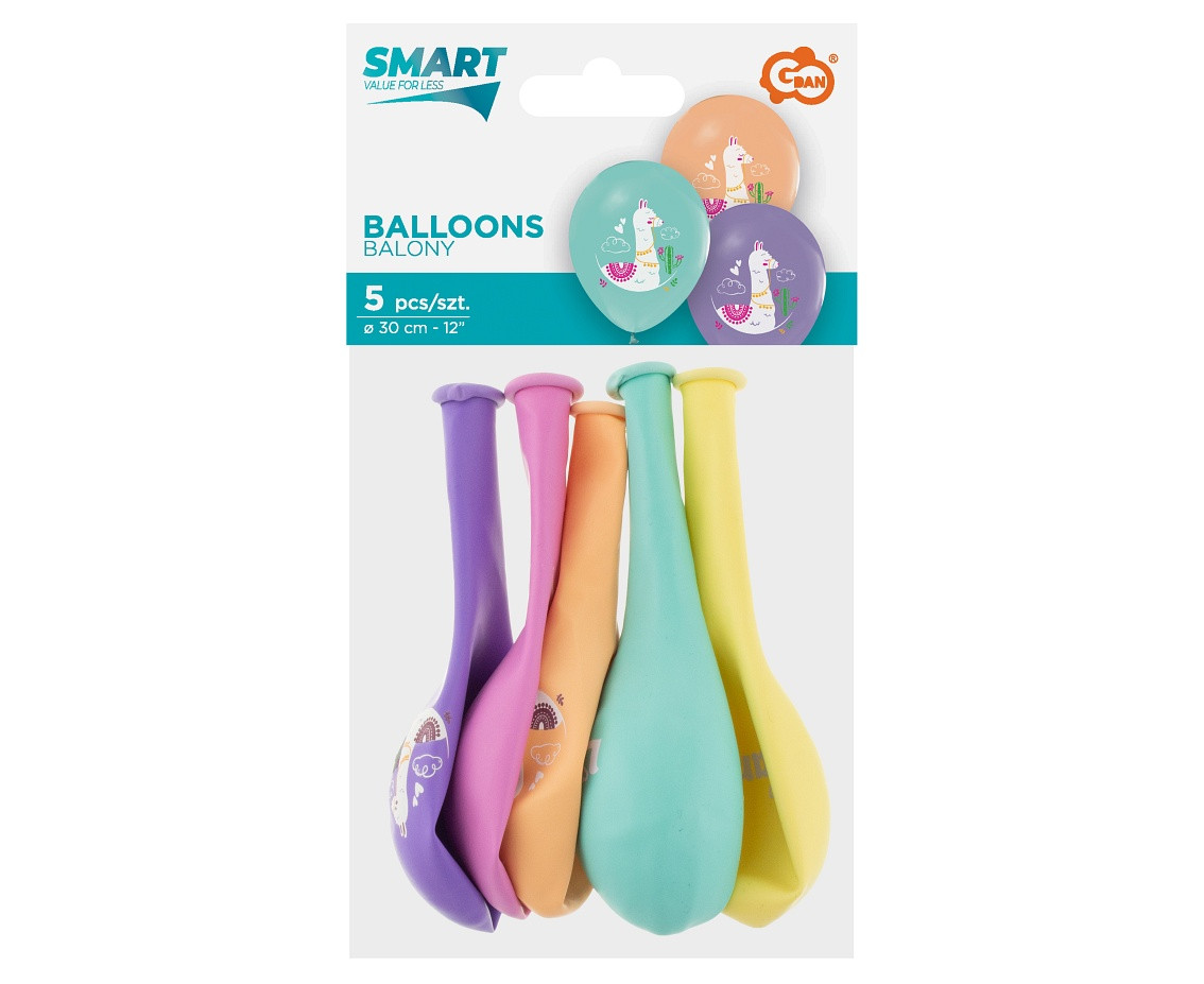 Balloon Llamas, 12" / 5 pcs.