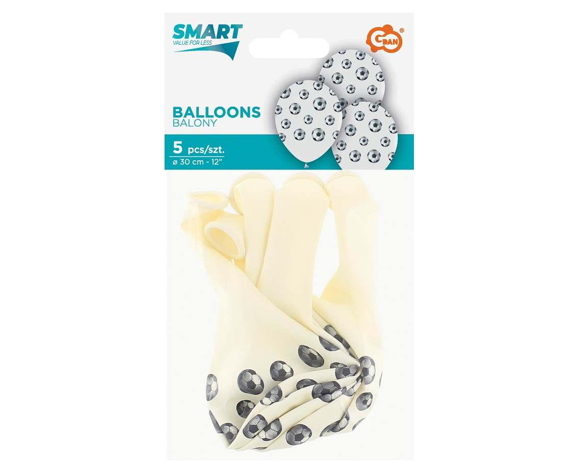 Balloons Football, 12" / 5 pcs.