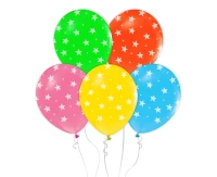 Balloons Stars, 12" / 5 pcs.
