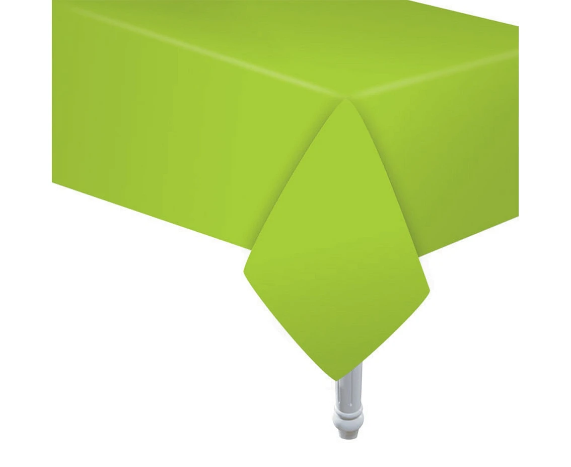 Paper tablecloth green, size 132 x 183 cm