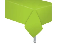 Paper tablecloth green, size 132 x 183 cm