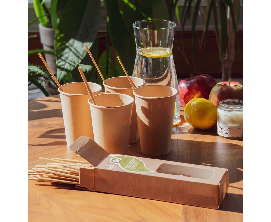 Wheat straws, 5 x 200 mm / 100 pcs. EOL