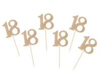 B&C Picks 18, gold, 6 pcs