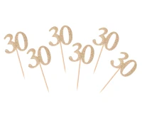 B&C Picks 30, gold, 6 pcs
