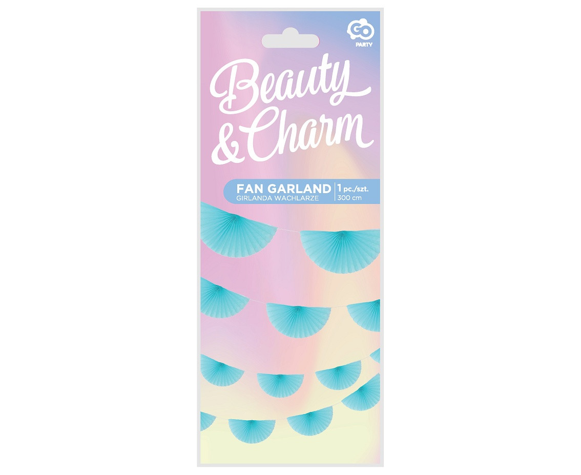 Fan_GD garland, blue, 300 cm