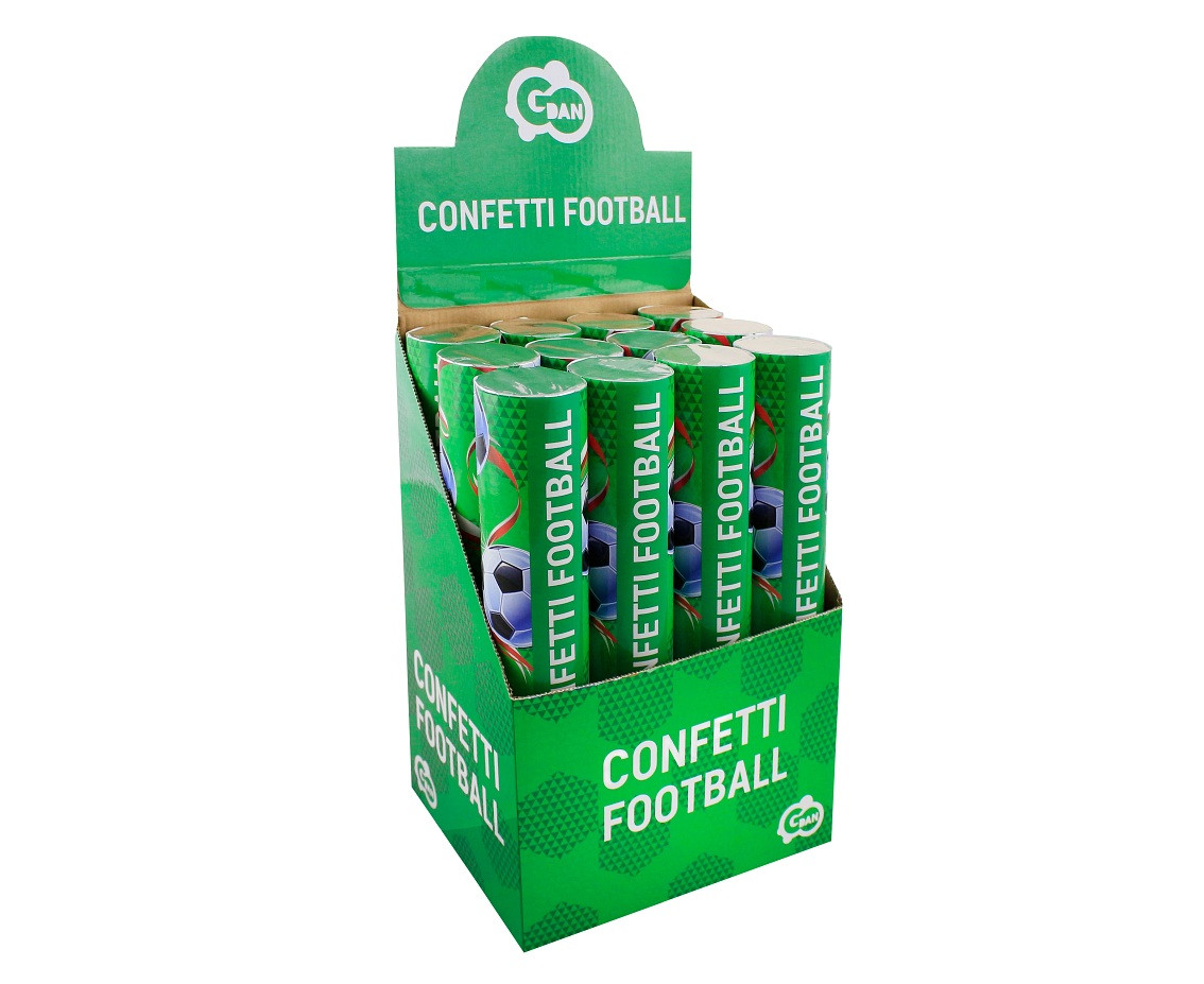 Confetti cannon Football Game, 30 cm
