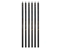 Birthday candles B&C Millennium, black, size 16.5 cm, 6 pcs.
