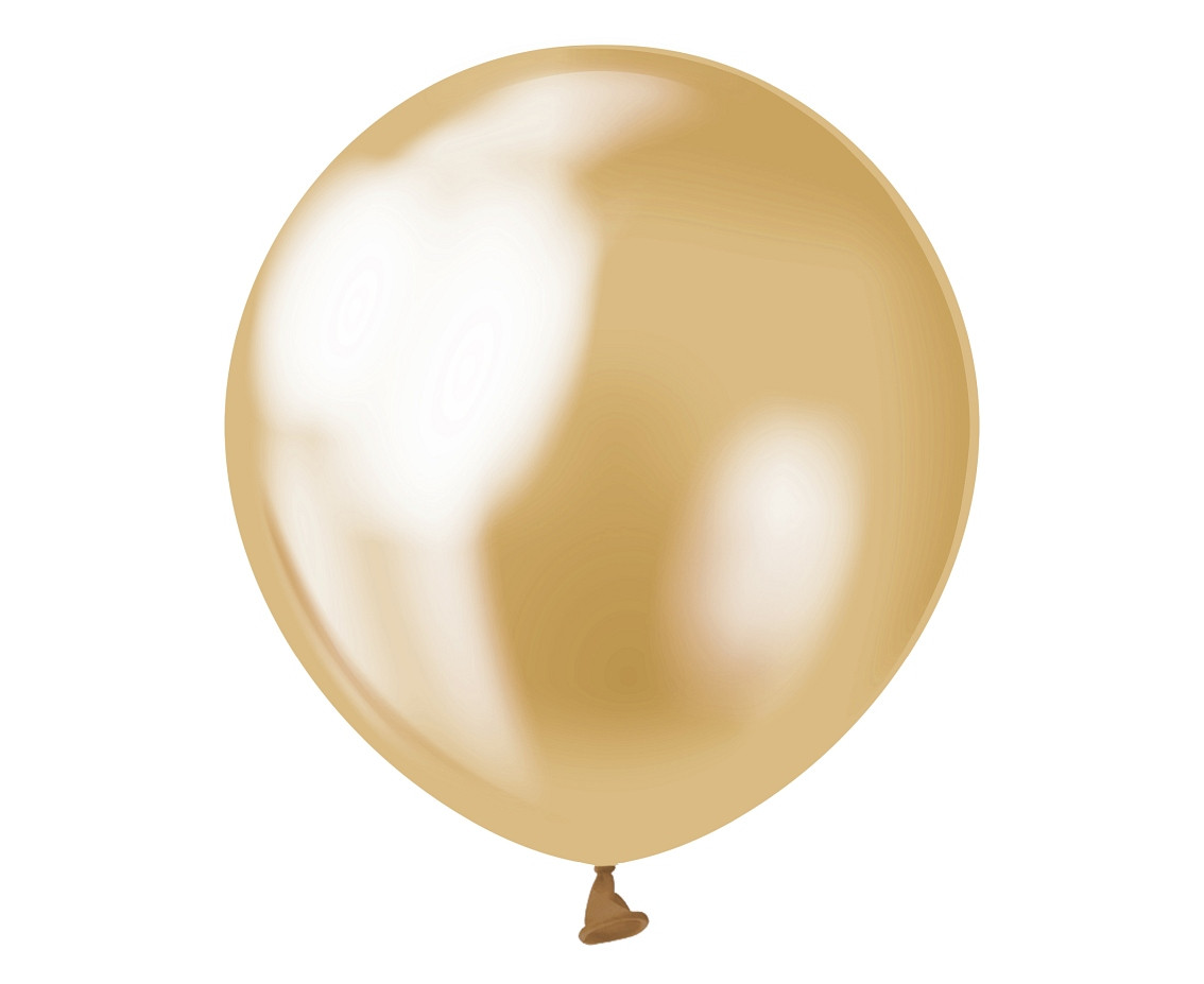 Balloons B&C 5", platinum gold, 20pcs