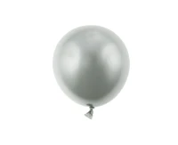 Balloons B&C 5", platinum silver, 20pcs