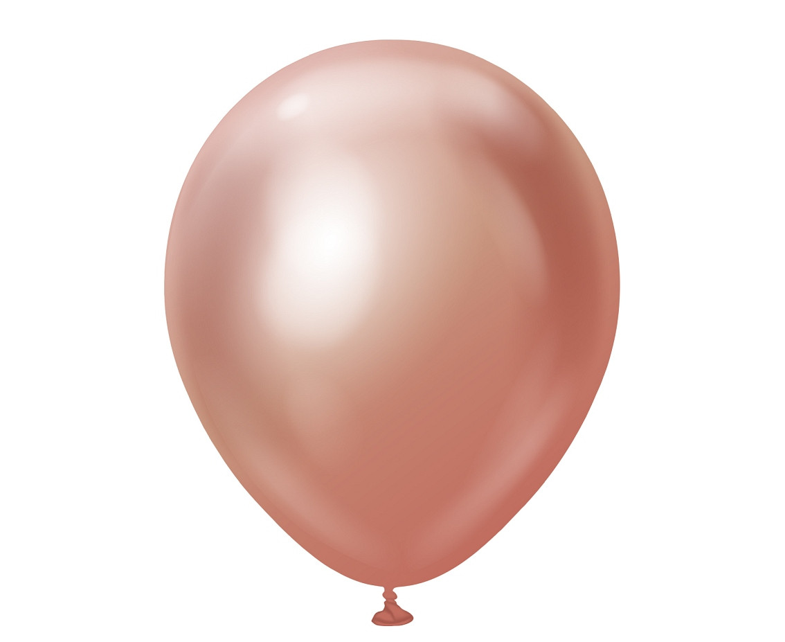 Balloons B&C 12", metallic rose-gold, 50pcs