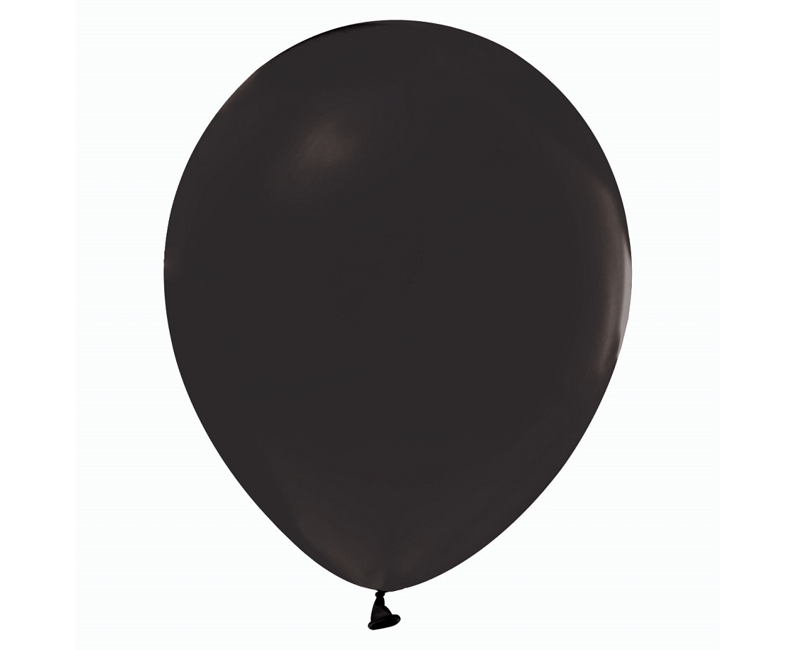 Balloons B&C 12", pastel black, 10pcs