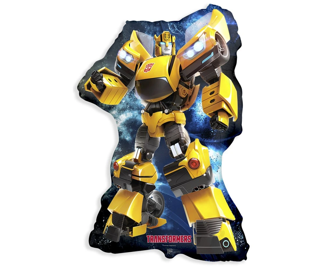Foil balloon 24" FX - Transformers - Bumblebee,  unpacked (flat)
