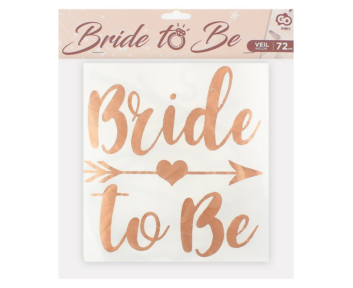 Bride to be veil, 72 cm