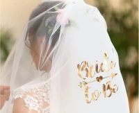 Bride to be veil, 72 cm