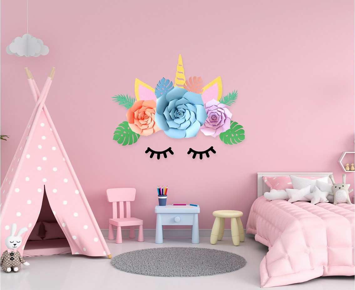 Unicorn DIY paper decoration