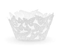 Butterfly cupcake holders, 6 pcs
