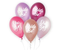 Balloons Gemar 13", premium helium ladies night, metallic, 5pcs EOL