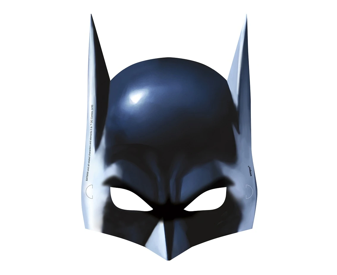 Paper masks Batman, 8 pcs EOL
