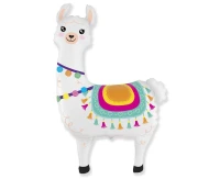 Foil balloon 24" FX - Lama,  unpacked (flat)